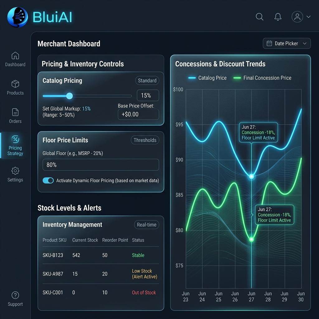 Dashboard Mockup Settings