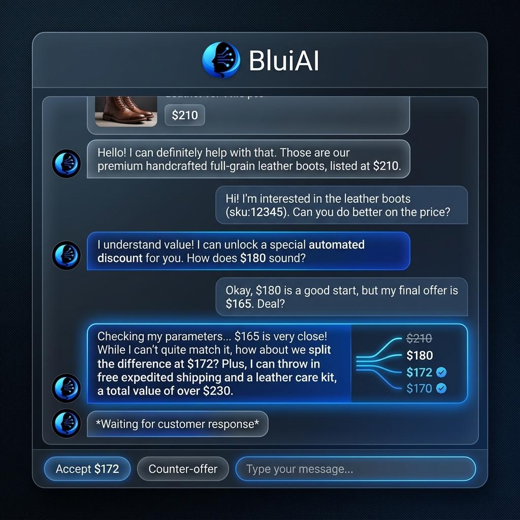 AI Chat Sale Mockup